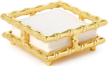 Load image into Gallery viewer, Gold Bamboo Cocktail Napkin Holder