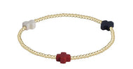 enewton Signature Cross 2mm Gold Bracelet - Firecracker