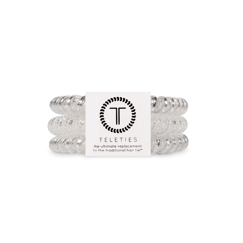 Silver Slay Teleties | Small