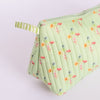 Anne Neilson Small Green Multi Stripe Costmetic