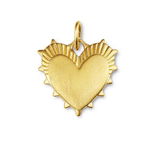 Load image into Gallery viewer, HART Gold Lurex Necklace Cord with Small Heart of Gold Charm