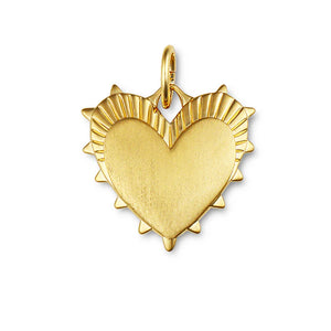 HART Gold Lurex Necklace Cord with Small Heart of Gold Charm