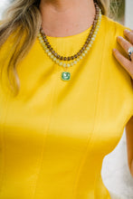 Load image into Gallery viewer, Smith &amp; Co Harvest Pendant Beaded Necklace | Chartreuse