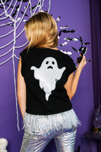 Load image into Gallery viewer, Queen of Sparkles Spooky &amp; Sparkly Sweater Tank