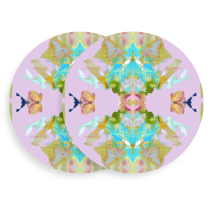 Tart by Taylor X Laura Park Stained Glass Lavender Coaster
