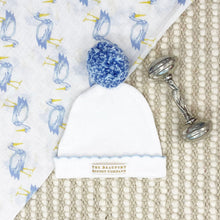 Load image into Gallery viewer, TBBC I'm Here Hat | Worth Ave White/Buckhead Blue
