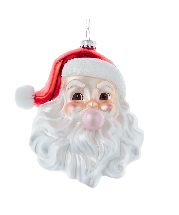 Bubble Gum Santa Ornament