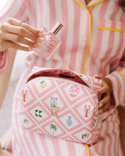 Load image into Gallery viewer, Katie Kime Classic Accessory Bag | Story Pink