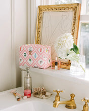 Load image into Gallery viewer, Katie Kime Classic Accessory Bag | Story Pink