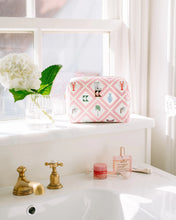 Load image into Gallery viewer, Katie Kime Classic Accessory Bag | Story Pink