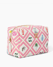 Load image into Gallery viewer, Katie Kime Classic Accessory Bag | Story Pink