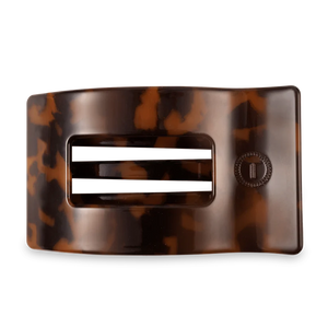Teleties Tortoise Large Flat Rectangle Clip