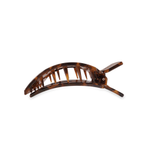 Load image into Gallery viewer, Teleties Tortoise Medium Flat Square Clip