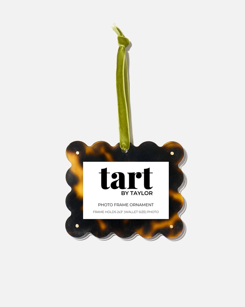 Tart by Taylor Tortoise Acrylic Frame Ornament