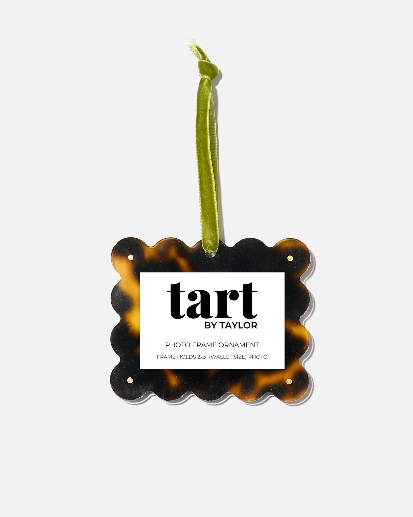 Tart by Taylor Tortoise Acrylic Frame Ornament