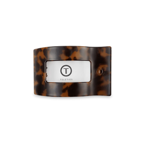 Teleties Tortoise Small Flat Rectangle Clip