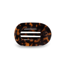 Load image into Gallery viewer, Teleties Tortoise Small Flat Round Clip
