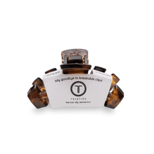Load image into Gallery viewer, Teleties Classic Tortoise Tiny Claw Clip