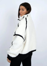Load image into Gallery viewer, Jill Contrast Trim Half-Zip Pullover