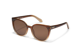 Quay Staycation Sunglasses | Coffee Oat/Brown