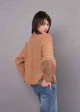 Load image into Gallery viewer, RD Style Lucretia Long Sleeve Funnel Neck Pull-Over | Sesame Mocha