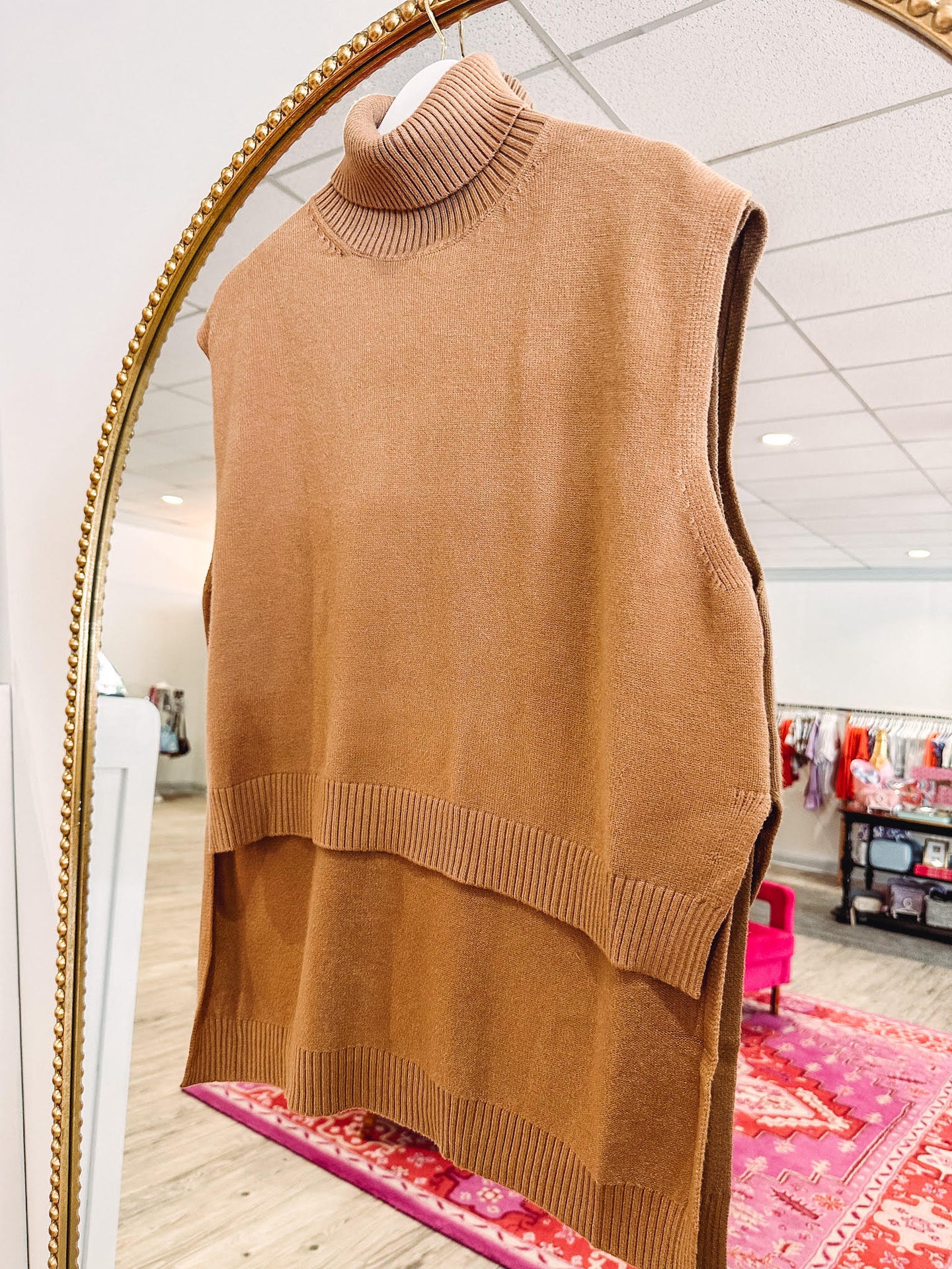 Karlie Camel Sweater