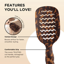Load image into Gallery viewer, Teleties Vented Hair Brush - Tortoise