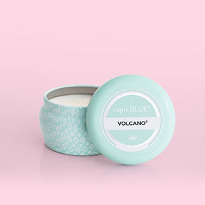 Volcano Aqua Mini Tin Candle