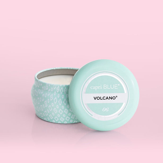 Volcano Aqua Mini Tin Candle