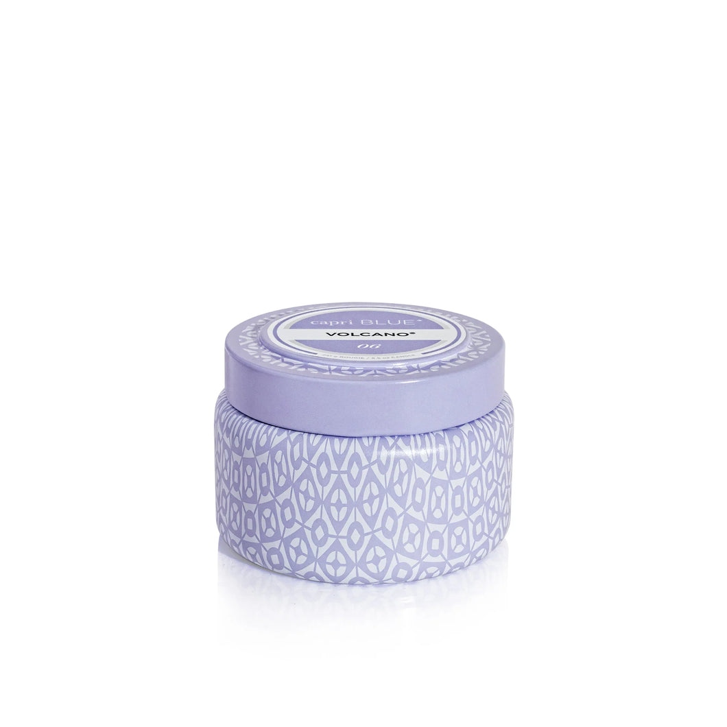 Volcano Digital Lavender Printed Travel Tin