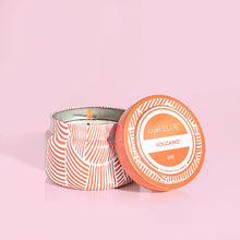 Load image into Gallery viewer, Volcano Tangerine Printed Travel Tin