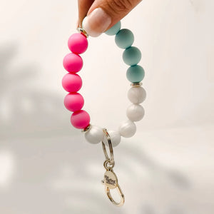 Pretty in Pearl Hands-Free Keychain Wristlet