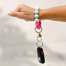 Load image into Gallery viewer, Pretty in Pearl Hands-Free Keychain Wristlet