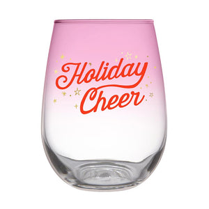 Holiday Cheer Wine Glass