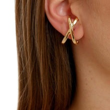 Load image into Gallery viewer, Sheila Fajl Crisscross Hug Earrings