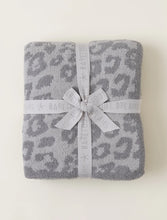 Load image into Gallery viewer, Barefoot Dreams CozyChic® Barefoot in the Wild® Throw | Linen/Warm Gray