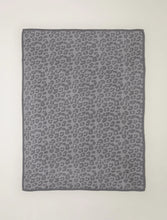 Load image into Gallery viewer, Barefoot Dreams CozyChic® Barefoot in the Wild® Throw | Linen/Warm Gray