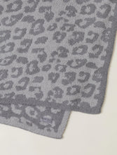 Load image into Gallery viewer, Barefoot Dreams CozyChic® Barefoot in the Wild® Throw | Linen/Warm Gray