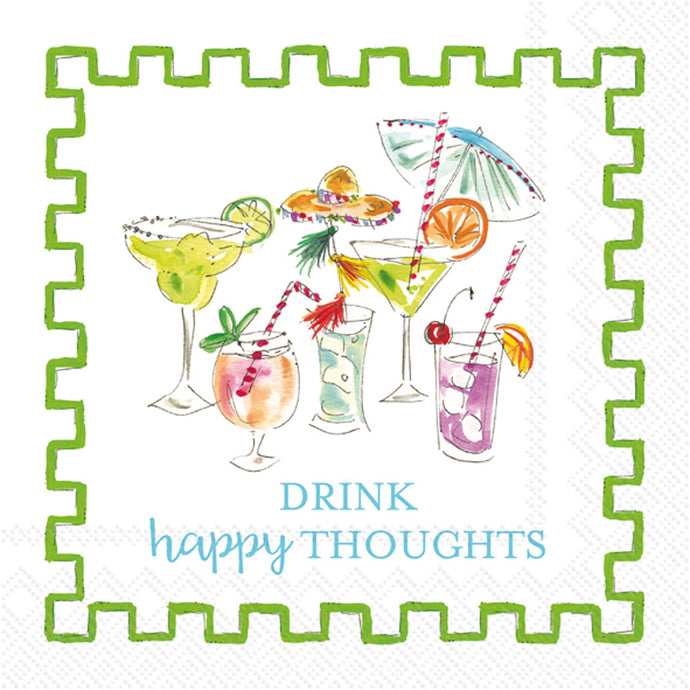 Happy Thoughts Cocktail Napkins