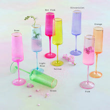 Load image into Gallery viewer, Rainbow Champagne Flute