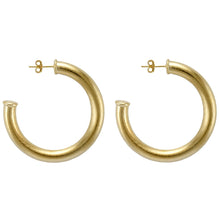 Load image into Gallery viewer, Sheila Fajl Chantal Hoops | Brushed 18K Gold Plated
