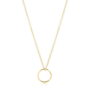 enewton 16" Necklace Gold - Halo Gold Charm