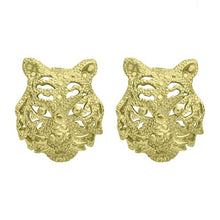 Load image into Gallery viewer, Sheila Fajl Tiger Studs | 18K Gold Plated