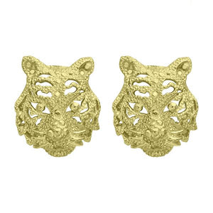 Sheila Fajl Tiger Studs | 18K Gold Plated