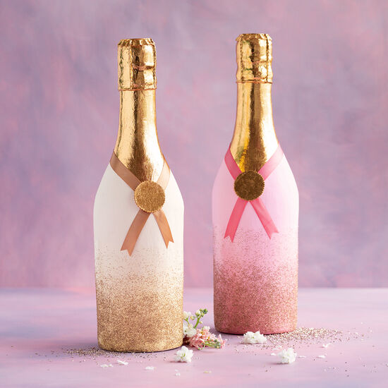 Champagne Bottle Display