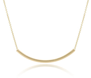 enewton 16" Necklace Gold - Bliss Bar Small Gold