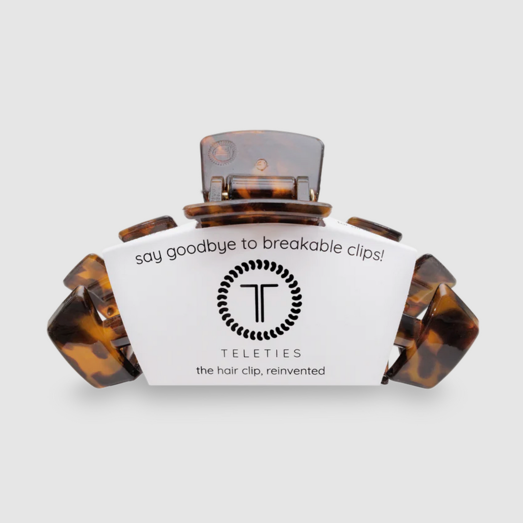 Teleties Classic Tortoise Large Hair Clip