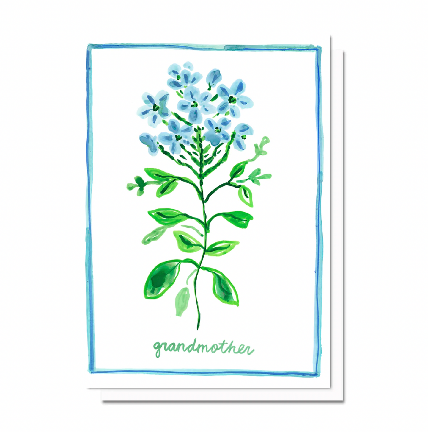 Evelyn Henson Grandmother Hydrangea Card