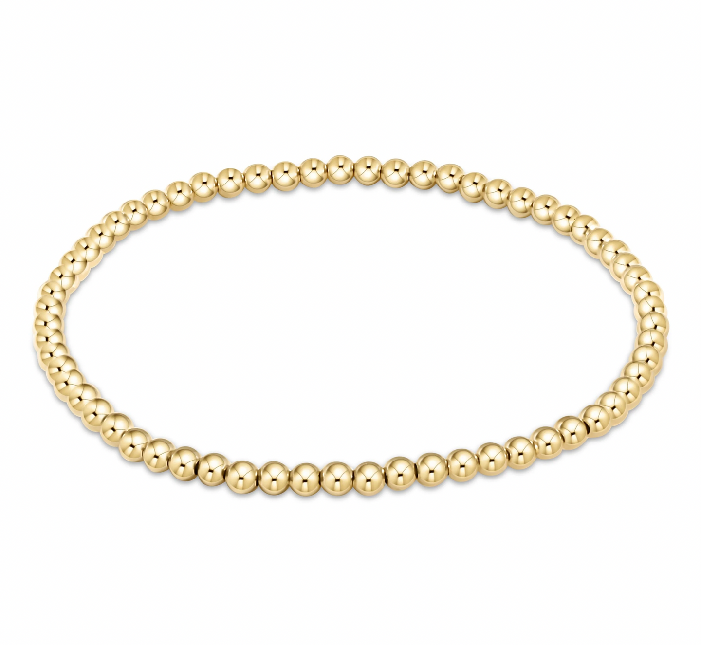 enewton extends - Classic Gold 3mm Bead Bracelet