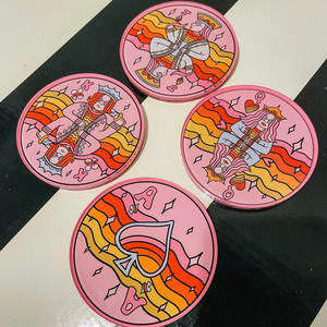 Tart by Taylor Royal Flush Coaster Set